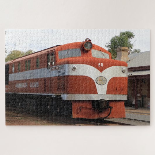 Old Ghan locomotive, Alice Springs, Australien Puzzle (Horizontal)