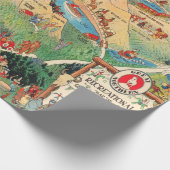 Old Glacier National Park Map (1925) Geschenkpapier (Ecke)