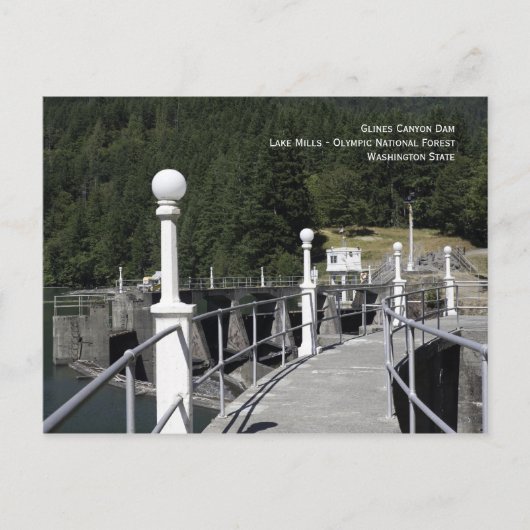 Old Glines Canyon Dam Postkarte (Vorderseite)