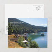 Old Glines Canyon Dam Postkarte (Vorne/Hinten)
