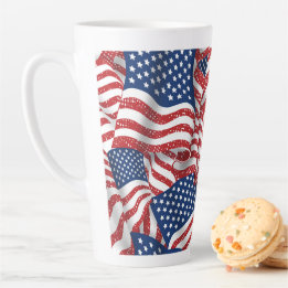 Old Glory All American - USA Flag Patroit Milchtasse
