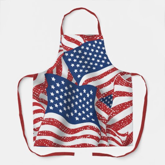 Old Glory All American - USA Flag Schürze (Vorderseite)