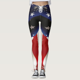 Old Glory, American Flag, America, Patriotic Leggings