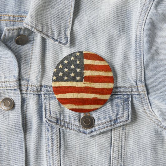 Old Glory American Flag Button (Beispiel)