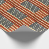 Old Glory American Flag Geschenkpapier (Ecke)