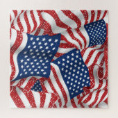 Old Glory American Flag Jigsaw Puzzle (Horizontal)
