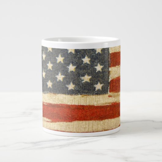 Old Glory American Flag Jumbo-Tasse (Vorderseite)