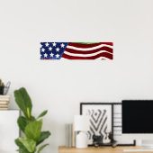 Old Glory Banner Poster (Heimbüro)