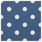 Old Glory Blau Weiße Tupfen Stoff (Nahaufnahme)