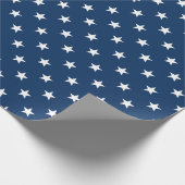 Old Glory Blaue Sterne (großformatig) Geschenkpapier (Ecke)