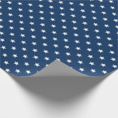 Old Glory Blue Stars (mittlere Größe) Geschenkpapier (Ecke)