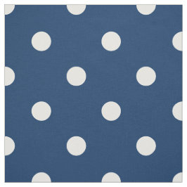 Old Glory Blue White Polka Dots (groß) Stoff