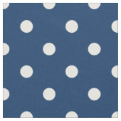 Old Glory Blue White Polka Dots Stoff (Nahaufnahme)