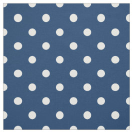 Old Glory Blue White Polka Dots Stoff