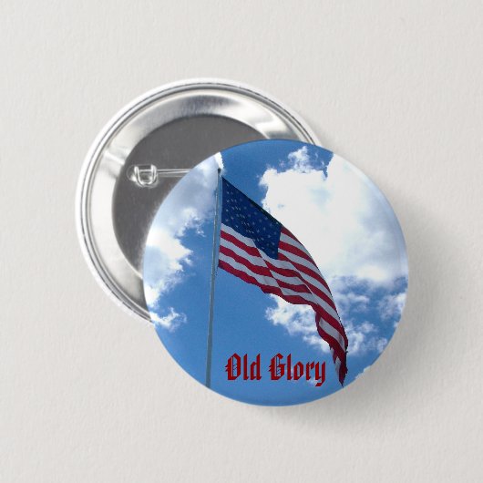 Old Glory Button (Vorne & Hinten)