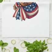 Old Glory Golden Retriever Vintage Shirt 2 Geschirrtuch (Gefaltet)