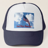 Old Glory Hat Truckerkappe (Vorderseite)