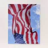 Old Glory in the Breeze - 16x20 - 520 Stk. Puzzle (Vertikal)