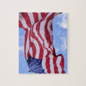 Old Glory in the Breeze - 8x10 - 110 Stk. Puzzle (Vertikal)
