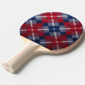 Old Glory Kariert Tischtennis Schläger (Vorderseite)