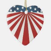 Old Glory Keramik Ornament (Rechts)
