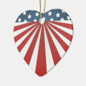 Old Glory Keramik Ornament (Links)