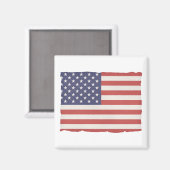 Old Glory Magnet (Vorderseite/Rückseite)