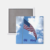 Old Glory Magnet (Vorderseite/Rückseite)