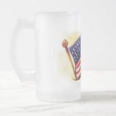 Old Glory Mattiert Glass Tasse (Links)