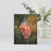Old Glory Postcard Postkarte (Stehend Vorderseite)