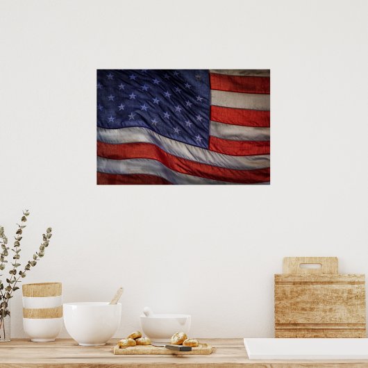 Old Glory Poster (Küche)