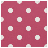 Old Glory Red White Polka Dots Stoff (Nahaufnahme)