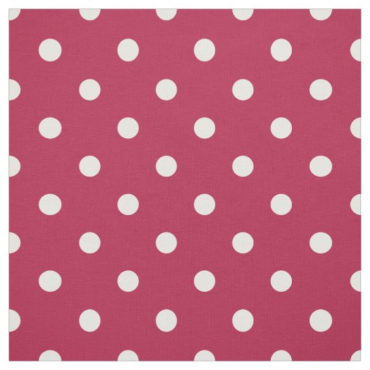 Old Glory Red White Polka Dots Stoff (Muster)