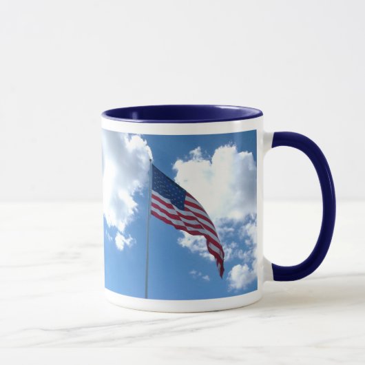 Old Glory Ringer-Tasse Tasse (Rechts)