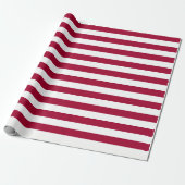 Old Glory Roter Streifen (großes Format 1,5”) Geschenkpapier (Ungerollt)