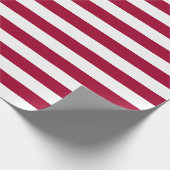 Old Glory Roter Streifen (großes Format 1,5”) Geschenkpapier (Ecke)