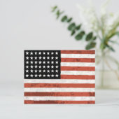 Old Glory Rustic Postcards Postkarte (Stehend Vorderseite)