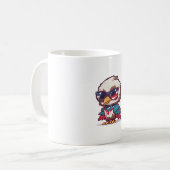 Old Glory Shines: Patriotic 4. Juli Tasse & Cup (Vorderseite Links)