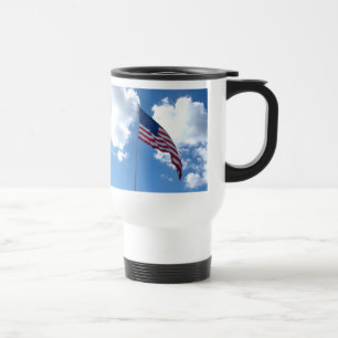 Old Glory Travel Mug Reisebecher