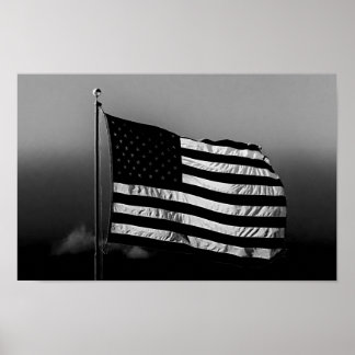 Old Glory US Flag Poster