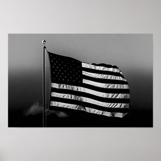 Old Glory US Flag Poster (Vorne)