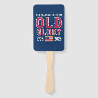 Old Glory USA 250. Jubiläum Handfächer