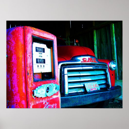 Old GMC Farm Truck Poster (Vorne)