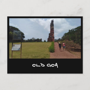 Old Goa (Indien) Postkarte