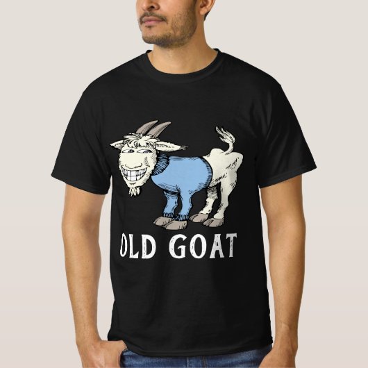 OLD GOAT BIRTHDAY MENS T-SHIRT (Vorderseite)
