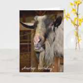 Old Goat Birthday Spaß Karte (Gelbe Blume)