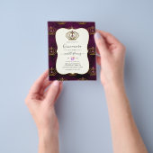 Old Gold Elegance Quinceñera Flyer (Gruppe)