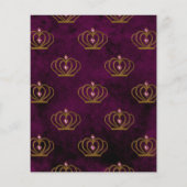 Old Gold Elegance Quinceñera Flyer (Hinten)