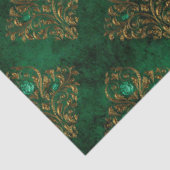 Old Gold Emerald Französisch Seidenpapier (Ausschnitt)