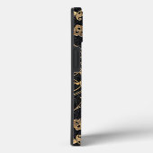 Old Gold Monogram Case-Mate iPhone Hülle (Rückseite / Rechts)